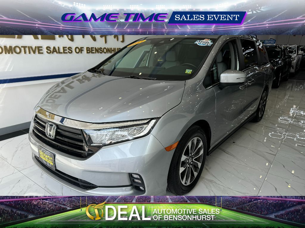 Used 2021 Honda Odyssey EX-L with VIN 5FNRL6H70MB011073 for sale in Flushing, NY