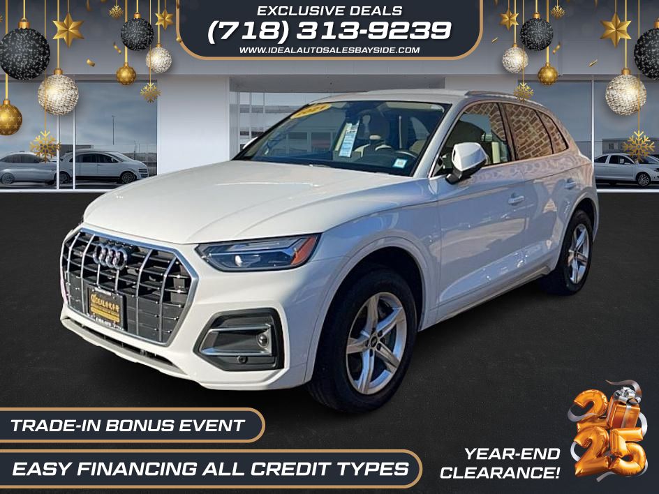 Used 2021 Audi Q5 Premium with VIN WA1AAAFY7M2131659 for sale in Flushing, NY