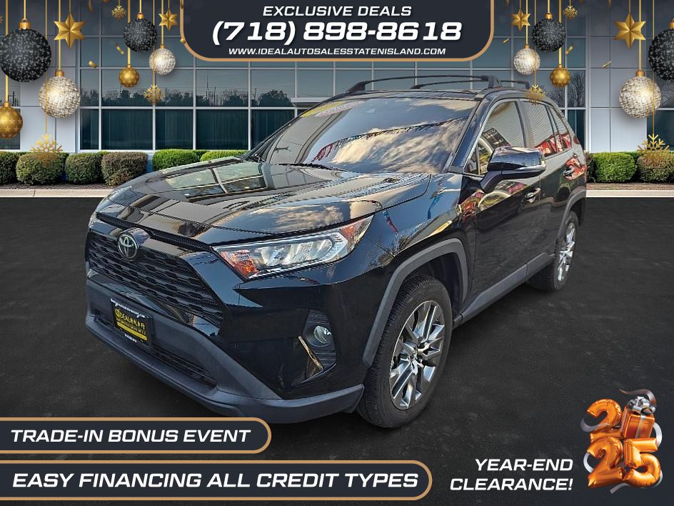 Used 2019 Toyota RAV4 XLE Premium with VIN 2T3A1RFVXKW064022 for sale in Flushing, NY